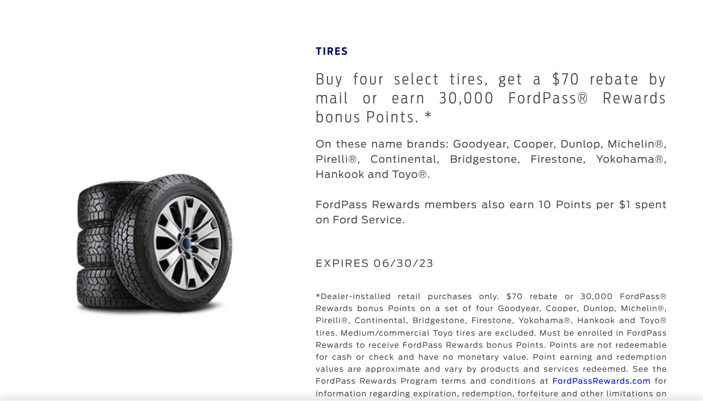 Ford Goodyear Tire Rebate Goodyear Rebates