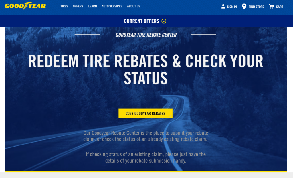 Goodyear Employee Tire Rebate Program