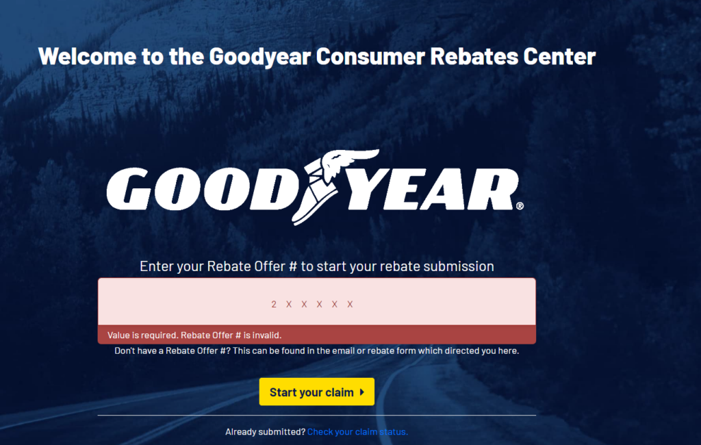 Goodyear Rebate Center