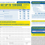 Goodyear Tire Rebate Redemption Form