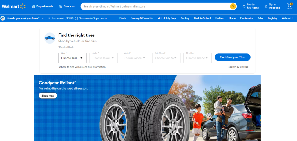 Are There Any Tire Rebates On Goodyear Tires At Walmart